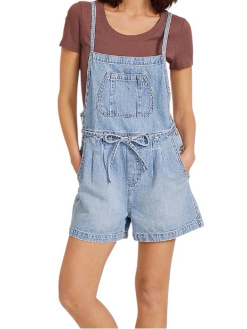 m jeans by Maurice’s Soft Denim Shortalls Size Large Short
